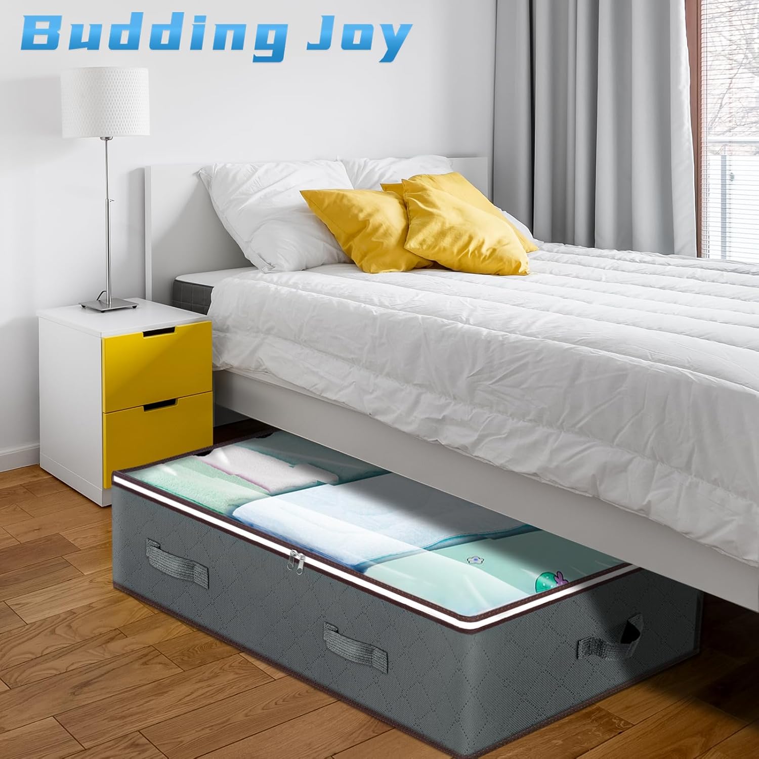 With a 4.2-star rating and rave reviews for capacity and durability, these underbed containers are a smart buy for organized living. Just avoid overloading or stacking them for best results. Perfect for keeping dust-free and maximizing underutilized spaces!