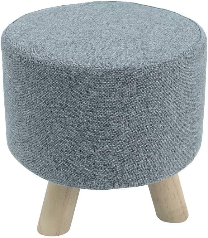 Round Ottoman Footrest Stool