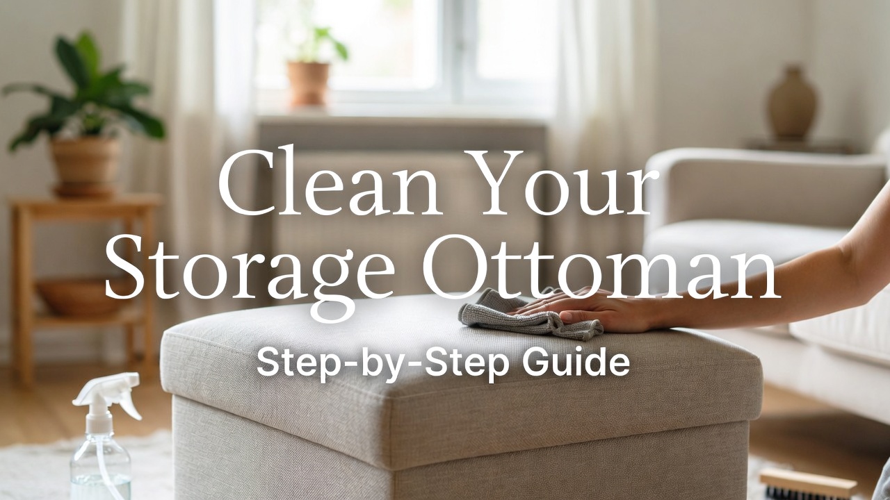How to clean a storage ottoman 2026