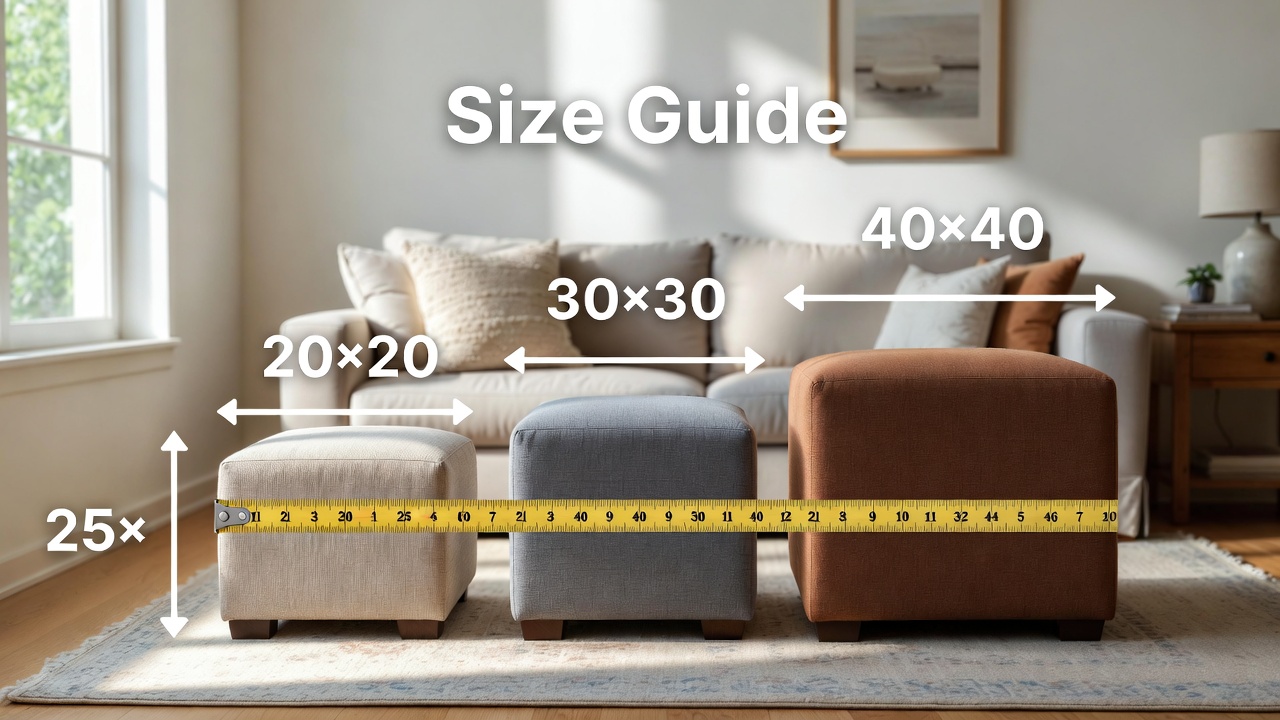 What Size Ottoman Should I Buy? Easy Size Guide for Living Rooms 2026